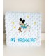 Manta topitos bordada Mickey Mi Príncipe