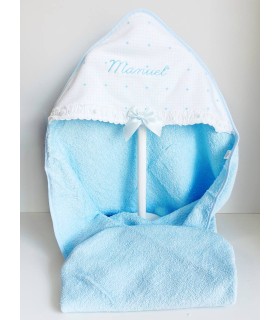 Capa de baño personalizada con nombre