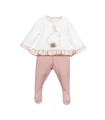 Conjunto polaina Genil rosa nude