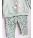 Conjunto legging familia patos verde