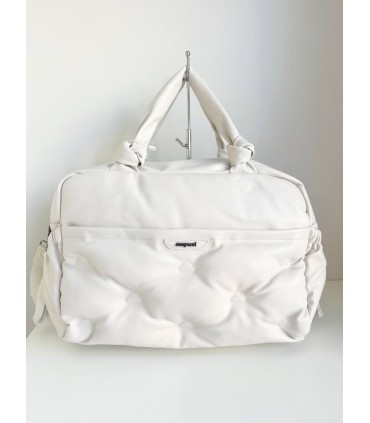 Bolso acolchado multi-bolsillos nube crudo