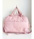 Bolso acolchado multi-bolsillos nube rosa maquillaje