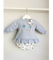 Conjunto con braga de bebé koala azul