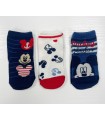 Pack tres calcetines mickey rojo