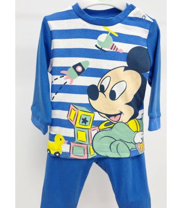 Pijama algodón Mickey azul