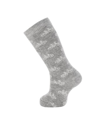Calcetín Bicicletas gris