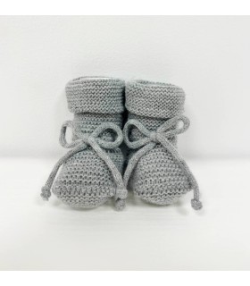 Patuco lana (de 0 a 6 m) gris