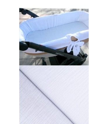 Forro interior de capazo muselina