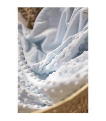 Conjunto manta y dou dou celeste