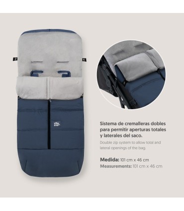 Saco polar universal para silla azul marino