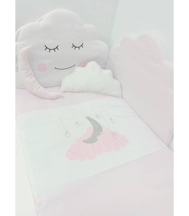 Edredón modelo Mofletes rosa