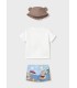 Conjunto de baño con gorro osito isla