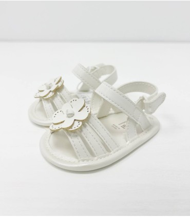 Cangrejera blanca con flor