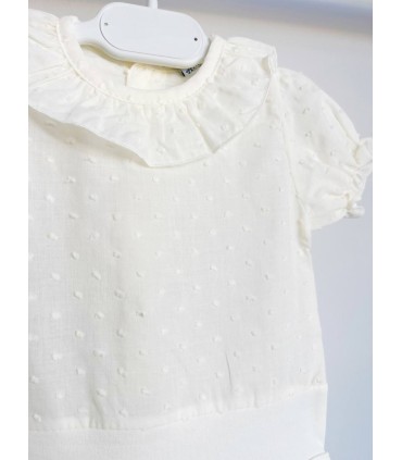 Body plumeti manga corta beig Babidu