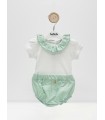 Conjunto body con braguita verde