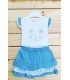 Conjunto falda friends