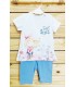 Conjunto de malla this style azul