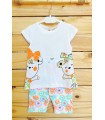 Conjunto de malla gatita blanco