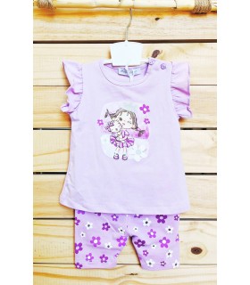 Conjunto de malla malva