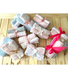 Pack 4 gasas con lazo NIÑA