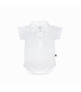Body polo manga corta
