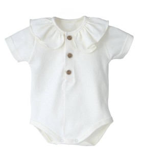 Body manga corta Tímor Elas crudo