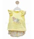 Conjunto braguita hada amarillo