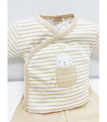Conjunto bolsillo camel