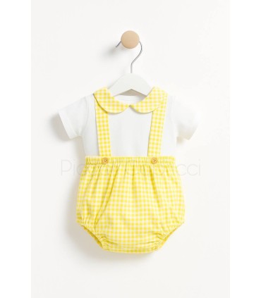 Conjunto peto vichi amarillo