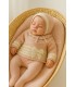 Conjunto lana 3 pzs LUX hilatura especial nude