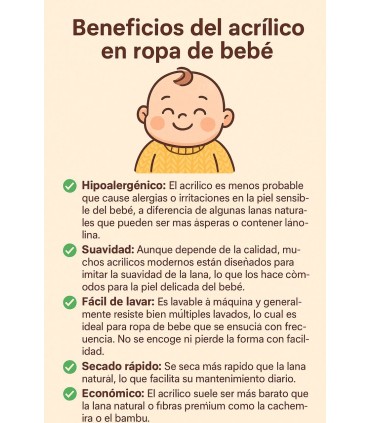 Conjunto lana 3 pzs bordado erizo arce