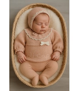 Conjunto canesú sueño empolvado