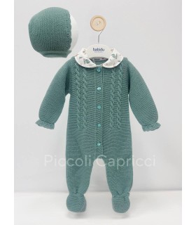 Pelele largo con capota lana fiordo