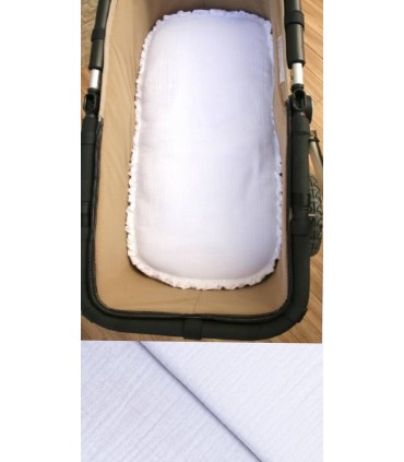 Colchón para capazo tejido muselina
