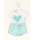 Conjunto infantil Corazón verde