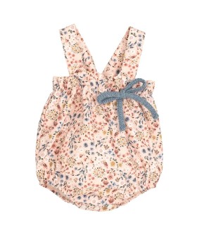 Peto Poniente rosa con lazo azul