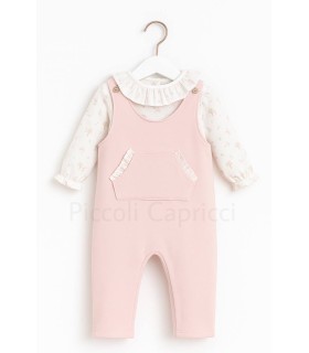 Conjunto niña peto y camisa sendero