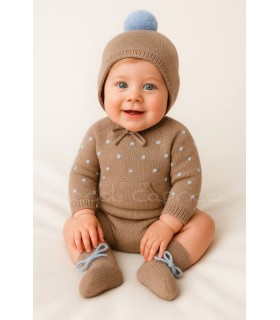 Conjunto pom pom y bodoques nube