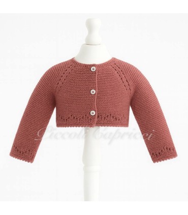 Rebeca corta lana maquillaje