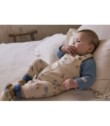 Peto bebe safari con camiseta blue bell