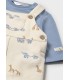 Peto bebe safari con camiseta blue bell