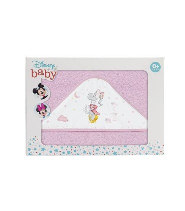 Capa de baño 1 x 1 m Minnie rosa