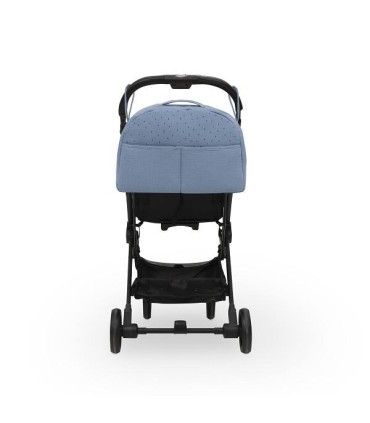 Bolso maternal muselina azul