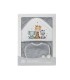Capa baño con babero 1x1 Animalitos gris
