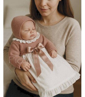 Batón de bebé plumeti rosa maquillaje