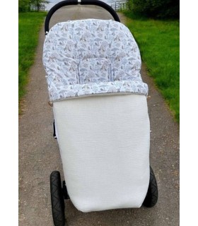 Saco de silla Safari bambula crudo