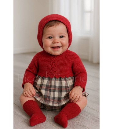 Conjunto jesusito, braga y capota brindis