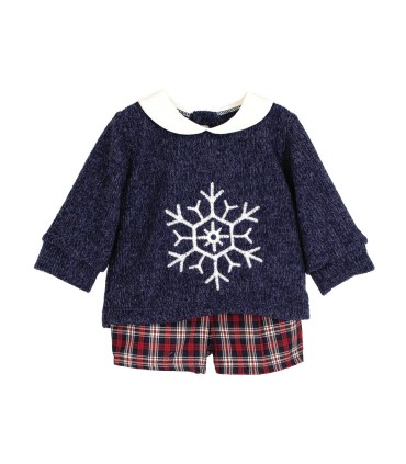 Conjunto pololo niño con blusa Monzón