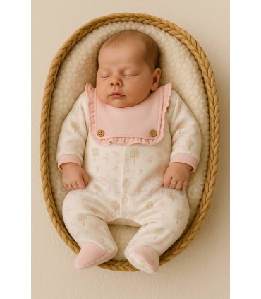 Pelele arbolitos rosa