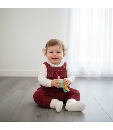 Peto de lana Nápoles granate